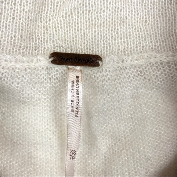 Free People Lulu Rugby-Stripe Cowl-Neck Sweater XS - Picture 4 of 8